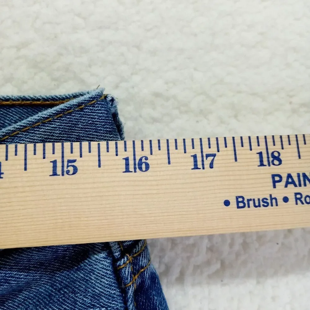 Levis 516 Jeans Mens 32x30 Slim Straight‎ Cotton Denim Medium Wash